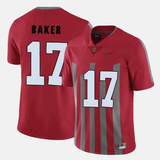 Men Ohio State Buckeyes Jerome Baker College Football Red Jersey